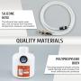 Orion Motor Tech Brake Pressure Bleeder, European Brake Bleeder with Hand Pump, 2.5L Pressure Brake Bleeder with Hose and European Adapter, Manual Brake Fluid Pressure Bleeder