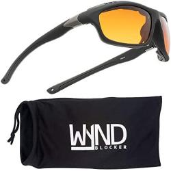 WYND Blocker Airdam Sunglasses Motorcycle Riding, Driving, Fishing, Boating Wrap