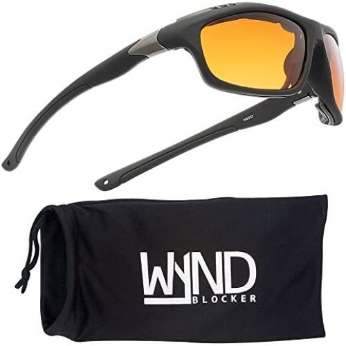 WYND Blocker Airdam Sunglasses Motorcycle Riding, Driving, Fishing, Boating Wrap