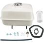 HZ Fuel Tank for Honda GX390 GX340 GX270 GX240 GX420 8HP 9HP 11HP 13HP 16HP Engine Replaces 17510-ZE3-020ZA