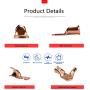 10 Pcs Copper Wire Lugs 8 Gauge 8 AWG 3/8 Inch Stud Ring terminals Heavy Duty Copper Crimp Lugs Welding Cable Bare Copper Eyelet Lug with 10pc Heat Shrink Tubing Assortment Kit
