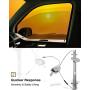A-Premium Electric Power Window Regulator with Motor Compatible with Honda Pilot 2003-2008 Front Right Passenger Side