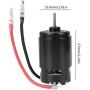 Rc Motor 550 35T Brushed Motor+30A/26A/22A/20A Brushed ESC BEC for 1/10 RC Short-Course Truck Car Traxxas Slash Redcat HPI HSP Wltoys VKAR 10SC HPI 727 DIY RC Car