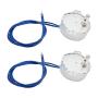 Fielect 2Pcs Synchronous Motor AC 110V 30-36RPM Turntable Motor CW/CCW Direction 4W TYC-50 Horizontal Hole Shaft
