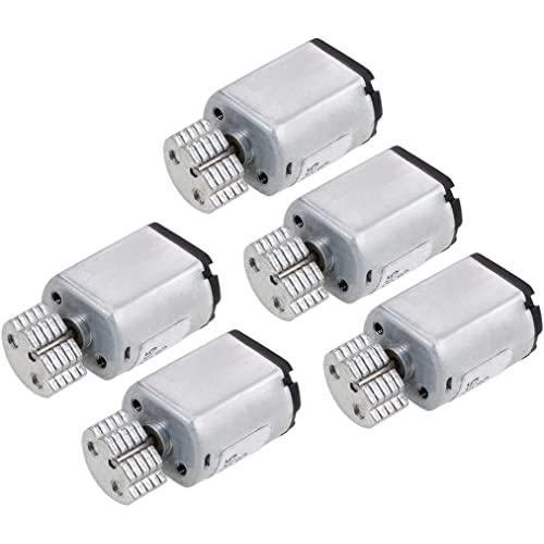tatoko 5PCS N20 DC Vibration Motor 3V 12000RPM Powerful Small Electric Motor Micro Vibrating Motors with Eccentric Wheel Vibration