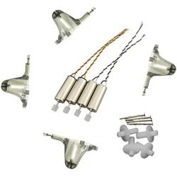 Upgraded Motors Motor Bases Shaft Lever Gears for Syma X11 X11C RC Quad Copter Quadrotor Drone Replacement Spare Parts CCW and CW with Gear Toy