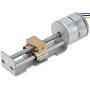 Mini Linear Lead Screw Nut Slider 2‑Phase 4‑Wire Stepper Motor Linear Screw Slide Table Slider Stroke 34mm