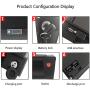 48V 20Ah Rear Mount E-Bike Lithium Ion Battery, Multiple Intelligent Security Protection, Bike Conversion Kit for 250-1000W Motors