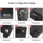 48V 20Ah Rear Mount E-Bike Lithium Ion Battery, Multiple Intelligent Security Protection, Bike Conversion Kit for 250-1000W Motors
