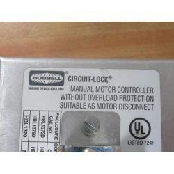 KELLEMS HBL1379D NEMA 1, Without Overload Protection, 600 VAC, 30 AMP, 3 Pole, Disconnect Switch, Manual Motor Controller, Circuit Lock