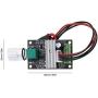 PWM DC Motor Governor 6V12V24V 3A Adjustable Speed Controller With Forward Reverse Switch Rotatable Control Knob Pack of 2
