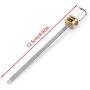 DC 6/12V N20 Metal Speed Reduction Motor Micro Electric Motor With Long Output Shaft M4 x 100mm(12V 600RPM)
