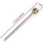 DC 6/12V N20 Metal Speed Reduction Motor Micro Electric Motor With Long Output Shaft M4 x 100mm(12V 600RPM)