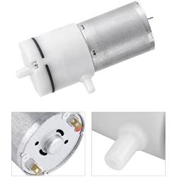 12V DC Vacuum Pump,Delaman Mini Air Pump with 2 Hose Clamps 12 Volt Diaphragm Pump Self Priming Sprayer Pump,for medical equipment, etc.