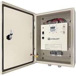 UYGALAXY Greenhouse Roll Up Motor Timer Controller Automatic for Ventilation with AC110V to DC24V Transformer Timing Control Open Close Greenhouses Film Side Roof Curtain