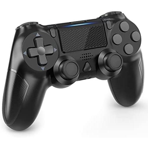 YCZHDV Wireless Game Controller Compatible with P-S4 Controller, Wireless Remote Joystick for P-S4/Pro/Slim(Black)