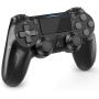 YCZHDV Wireless Game Controller Compatible with P-S4 Controller, Wireless Remote Joystick for P-S4/Pro/Slim(Black)