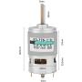 775 DC Motor, DC 24V/20000RPM 80W High Speed Low Noise High Torque Motor Extension Shaft Motor(24V20000RPM)