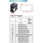 RATTMMOTOR 600W Brushless Spindle Motor Kit, 110V 0.6KW Brushless Air-Cooled Spindle Motor 11000RPM ER11+ 600W DC Brushless Spindle Motor Driver Converter for CNC Router Machine