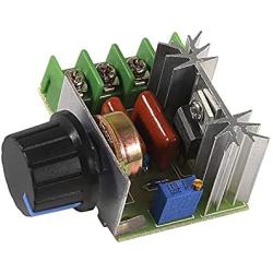Sipytoph 2000W PWM AC Motor Speed Control Module Dimmer Speed Regulator AC 50-220V 2000W(max) 25A SCR Constant Adjustable Voltage Regulator