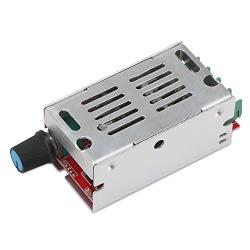 12V Fan Controller, DROK DC Motor Speed Controller for Brush Motor 7V-60V 20A 420W PWM Driver Board Control 12V 24V 36V 48V Regulator Cooling Fan Dimmer Governor Pulse Width Modulator with Adjust Knob
