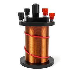 QWORK Demonstration Induction Coil with Primary Coil, Secondary Coil and Cylindrical Magnet for Physics Teaching