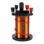 QWORK Demonstration Induction Coil with Primary Coil, Secondary Coil and Cylindrical Magnet for Physics Teaching