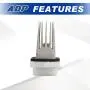 ADP HVAC Blower Motor Resistor Compatible with Nissan, Infiniti Vehicles - Rogue Pathfinder Sentra Maxima Titan NV1500 NV2500 NV3500 G20 I30 JX35 Q45 QX4 QX60 - Replace # 27761-4BA0A, 27226-70T03