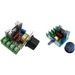 2Pcs 2000W PWM AC Motor Speed Control Module Dimmer Speed Regulator 50-220V Adjustable Voltage Regulator