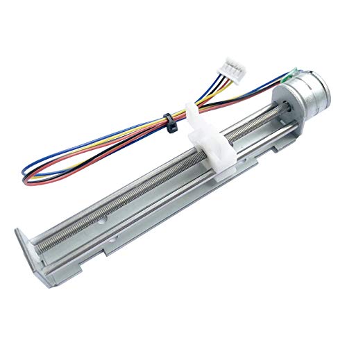 Sunhokey DC 4-9V Drive Stepper Motor Screw with Nut Slider 2 Phase 4 Wire for DIY Laser Engraving Machine