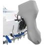 Seamander Outboard Motor Cover ,Full Motor Outboard Cover, Engines Cover Waterproof Boat Cover (Grey(600D), Fits for 60-90 HP)
