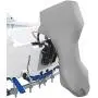 Seamander Outboard Motor Cover ,Full Motor Outboard Cover, Engines Cover Waterproof Boat Cover (Grey(600D), Fits for 60-90 HP)