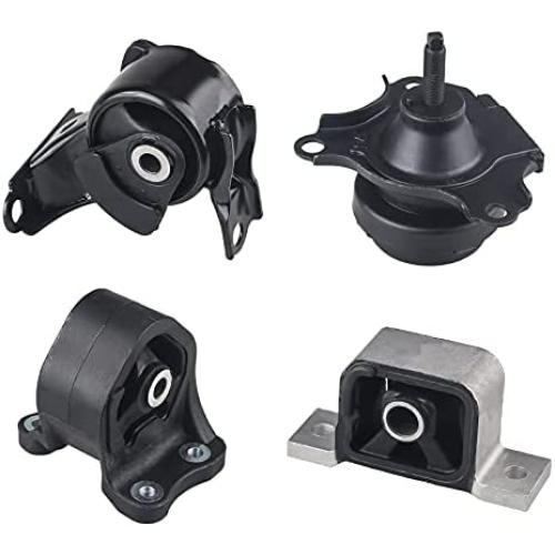 JDMON Compatible with 4Pcs Engine Motor Mount Honda CRV 2.4L L4 2002-2006 (Automatic Transmission) Compatible with A4504 A4506 A6596 A6597