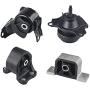JDMON Compatible with 4Pcs Engine Motor Mount Honda CRV 2.4L L4 2002-2006 (Automatic Transmission) Compatible with A4504 A4506 A6596 A6597