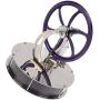 Omabeta Stirling Engine Motor Model, Stainless Steel Base Stirling Engine Model Kit Multi Purpose Anti Rust for Physical Learning