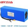 Wnicek 48V 15Ah E-Bike Battery Pack 13S 5P 15000mAh Electric Scooter Lithium-ion Battery Fit for Electric Bicycle Electric Motorcycle Electric Tricycles Electric Go-Kart with Charger