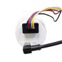 MOTOR METER RACING Universal 2 in 1 Waterproof EGT & Boost Gauge Kit Exhaust Gas Temperature Pyrometer IP-67 Rustproof UV Protection Anti-Fog 1600F 60PSI 2-1/16