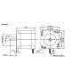 Nema23 CNC Stepper Motor 425oz-in 112mm 3A 2.8N.m 1.8° 4 Lead Wire for CNC Router Engraving Milling Lathe Machine
