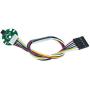 BEMONOC DC 12V 55RPM Worm Gear Motor, with Encoder and Cable High Torque Speed Reduction Motor for Robots & Toys