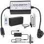 DC HOUSE Linear Actuator Controller for Linear Motion Actuators DC Motor 12 Remote Motor Control Switch Kit 5A with 12V ACDC Adapter Power Supply,5A Black+Adapter