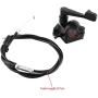 Suuonee Motorized Finger Accelerator, Thumb Accelerator Controller Throttle Wire Cable Assembly Handle Acceleration Cable Speed Controller Fit For Motorcycle ATV Dirt Bike