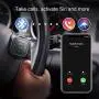 TUNAI Button Bluetooth Remote Control Kit for iPhone and Android; Wireless IPX7 Waterproof Phone Controller for Car Bike Motorbike Steering Wheel; Stereo, Audio, Siri & Camera
