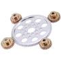 Vehicles-OCS 80T+28T Motor Gear Alloy Pinion Cogs Gear for Sakura CS S XIS D4 RC Car