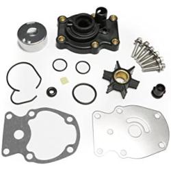 Johnson Evinrude OMC Water Pump Kit With Housing Replacement （1980-UP）20 25 30 35HP Sierra 18-3382 393630 0393630 Outboard Motor Parts