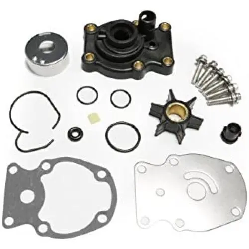 Johnson Evinrude OMC Water Pump Kit With Housing Replacement （1980-UP）20 25 30 35HP Sierra 18-3382 393630 0393630 Outboard Motor Parts