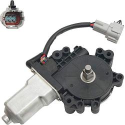 Window Motor Front Driver Side 80731-9FJ0A for 2004-2014 Nissan Titan 2005-2014 Nissan Armada 2004 Nissan Pathfinder 2004-2011 Infiniti QX56Replace # 80731-ZT01A