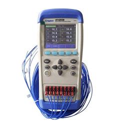Handheld Multi-Channel Temperature Meter with LCD Display Touch Screen 8 Channels Portable Thermometer Thermocouple Temperature Meter