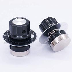 TWTADE / 2pcs rv24yn20s b103 10k ohm Single Turn Rotary Carbon Linear Variable Potentiometer,Used for Inverter Speed Regulation. Motor Speed Control + 2pcs A03 knob + 2pcs dials