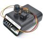 ICQUANZX DC Brush Motor Speed Controller DC10-55V Forward Reverse with Digital Display&Fan Inside 40A-60A