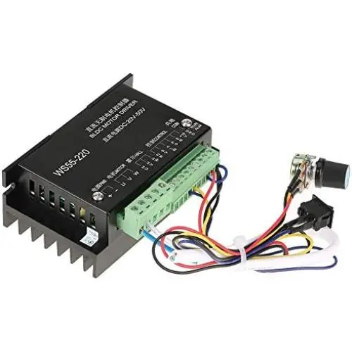 WS55-220 Motor Driver Controller DC 48V 500W CNC Brushless Spindle BLDC Motor Driver Controller